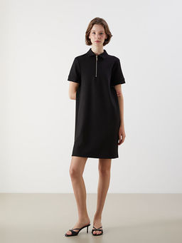 Polo Yaka Mini Elbise