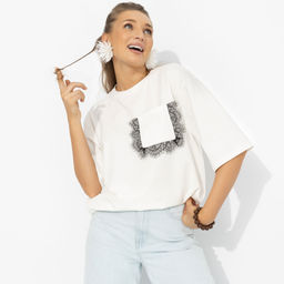 Футболка из мягкого хлопка, На стильной волне (белая) - Charutti фото 7