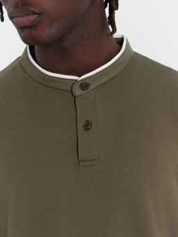 Поло мужское хаки серый хаки 111849/1 - Mark formelle фото 5