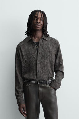 FLUID JACQUARD SHIRT