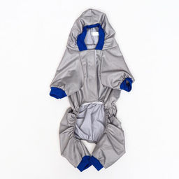 Комбинезон для животных, без подклада, M (ДС 24-26, ОШ 28, ОГ 34-36 см), серый - Simaland фото 8