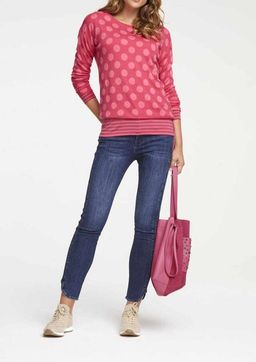 Пуловер, малиновый - Heine фото 3