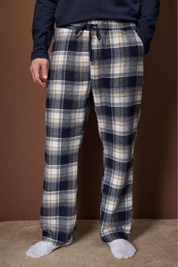 Kahverengi Regular Ekose / Kareli Homewear Pijama Tak?m? TMNAW26PT00061