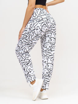 953 Брюки "Белый/микки"