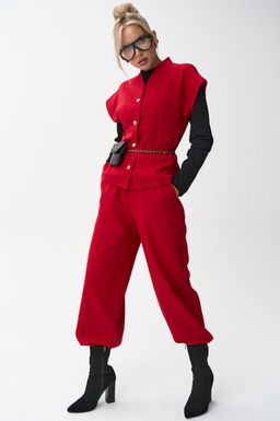 Жилет Джолин (красный) - Эльза фото 9