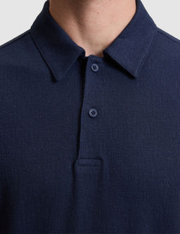 Lacivert Slim Fit Polo Yaka Ti__rt