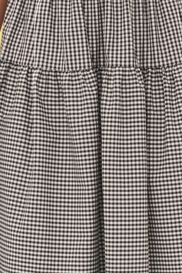 TRENDYOLMILLA Siyah Potikare Desen Dokuma Etek Ucu Dantel Detayl? A-line Midi Boy Dokuma Etek TWOSS25ET00073  фото 3