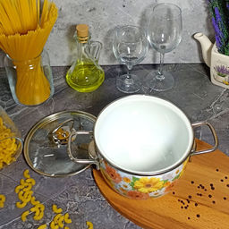 Кастрюля 2,0л сф. Фернанда/Fernanda 1SC165S белосн.