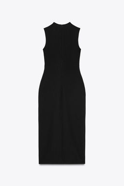 MIDI CREPE BELT DRESS - Zara фото 9