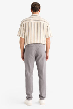 %100 Pamuk Relax Fit Rahat Kesim Yazl_k M_slin K_sa Pa_a Jogger Pantolon