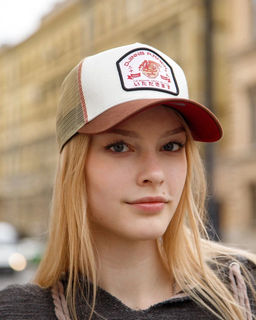 Бейсболка DJINNS арт. HFT Djinns Ramen (коричневый / белый)  фото 4