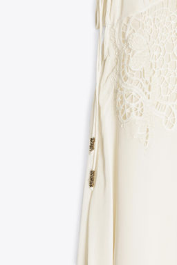 ZW COLLECTION ASYMMETRIC CROCHET DRESS - Zara фото 17