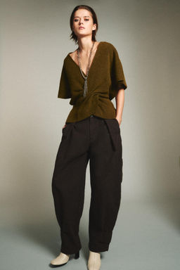 ZW COLLECTION BALLOON CARGO TROUSERS