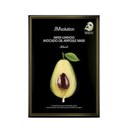 JMsolution Water Luminous Avocado Oil Ampoule Mask, 35ml*1ea - Питательная ультратонкая маска с авокадо 35мл*1шт