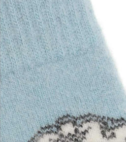 Варежки женские Снегирь в круглом окошке КРУГ 3453-3 - Рассказовские варежки фото 5