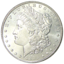 1 доллар 1885 года США Доллар Моргана