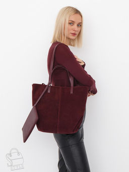 Сумка женская кожаная 2403YF angola red  Polina&Eiterou