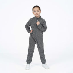 Комбинезон детский флисовый серый