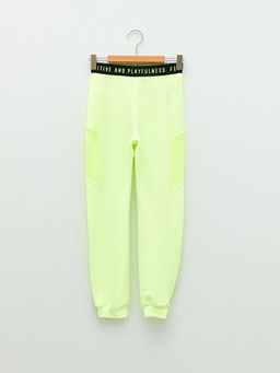 Beli Lastikli Bask?l? K?z ?ocuk Jogger E?ofman Alt?