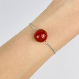 Браслет регулируемый с Сердоликом - Радуга самоцветов фото 2