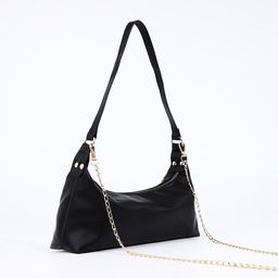 Сумка-багет на молнии, цвет чёрный - Simaland фото 3