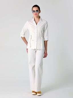 25226 Жакет белый