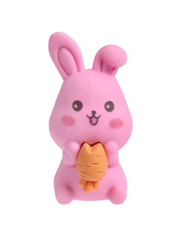 Цена за 3 шт. Ластик фигурный «Зайка», МИКС