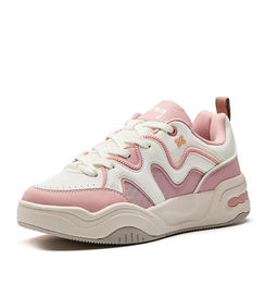 Кеды Бежевый/Розовый