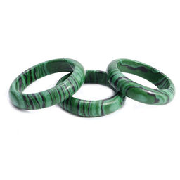 Кольцо из камня Малахит для счастья и процветания размеры 16-19мм