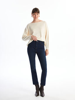 Straight Fit Kad?n Jean Pantolon