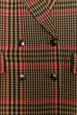 OVERSIZE CHECK COAT - Zara фото 9
