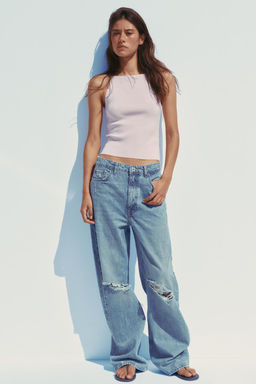 KNIT CUT OUT TIE TOP - Zara фото 3