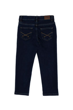 Erkek _ocuk Slim Fit Koyu Mavi Jean Pantolon - U.s. polo assn фото 3