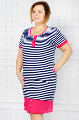 Арт. 9010 Туника женская 50-60 (6 шт) Цвет:ассорти - Калинка фото 2