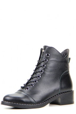 Ботинки 321.vena.black/шерсть