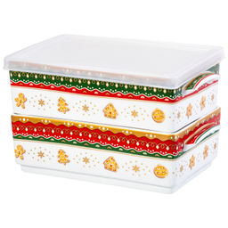 Набор 2 блюд д/холодца 1,4 л 19*12*11,5 см "Новогодняя елка", NEW BONE CHINA