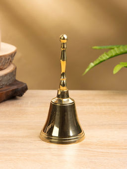 Цена за 2 шт. Колокольчик, 7×7×16.5 см, латунь