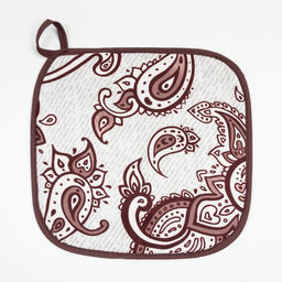 Кухонный набор Этель Восточные узоры, полотенце 40х73 см, прихватка 19х19 см, фартук 60х65 см  фото 9