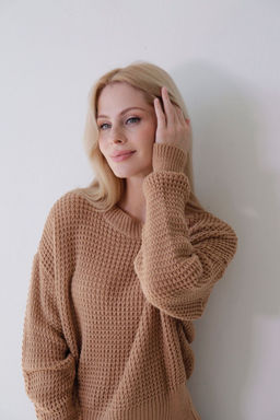 10815 Джемпер светло-коричневый - Martichelli фото 32