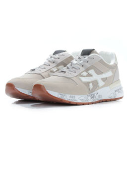 05-6026-209 BEIGE/GRAY Кроссовки женские (искусственные материалы)