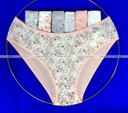 Цена за 7 шт. Трусы женские Турция Неделька-7 шт большие размеры арт. 24972 3XL (50-52)