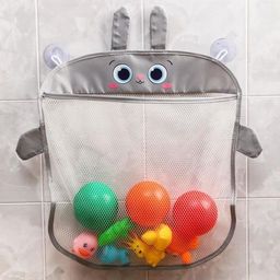 Сетка для хранения игрушек на присосках Зайчик