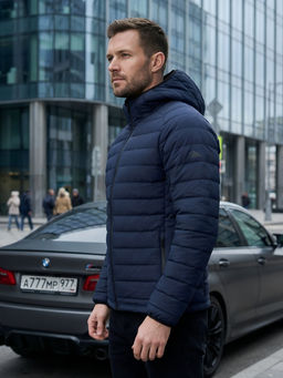 Куртка мужская стёганая с капюшоном с графеновой подкладкой - Valianly фото 53