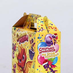 Цена за 5 шт. Коробка подарочная складная Игры Драконов 17 х 7 х 25 см - Simaland фото 5