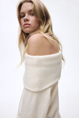 Jersey off-the-shoulder - H&m фото 4