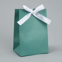 Пакет подарочный с лентой Тиффани, 13 19 9 см