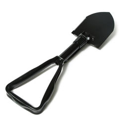 Лопата туристическая, L=47 см, складная, пилка, металлический черенок, с ручкой, в чехле, Greengo