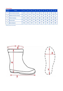 Резиновые сапоги д/дев. Эмма - Oldos фото 6