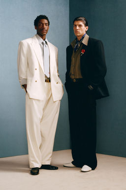 CAMISA RELAXED FIT ALGOD?N WILLY CHAVARRIA X ZARA / Celeste