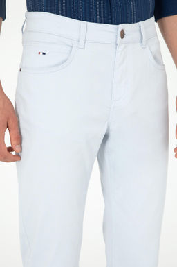 Мужские голубые брюки из плотной ткани - U.s. polo assn фото 5